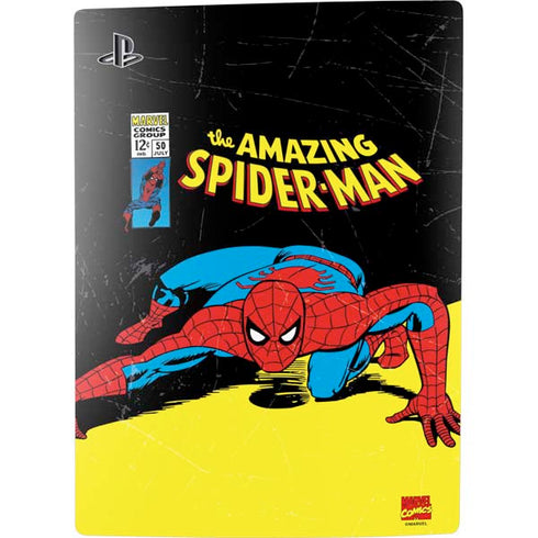 Marvel Classic Comics The Amazing Spider-Man PS5 Digital Edition Console Skin